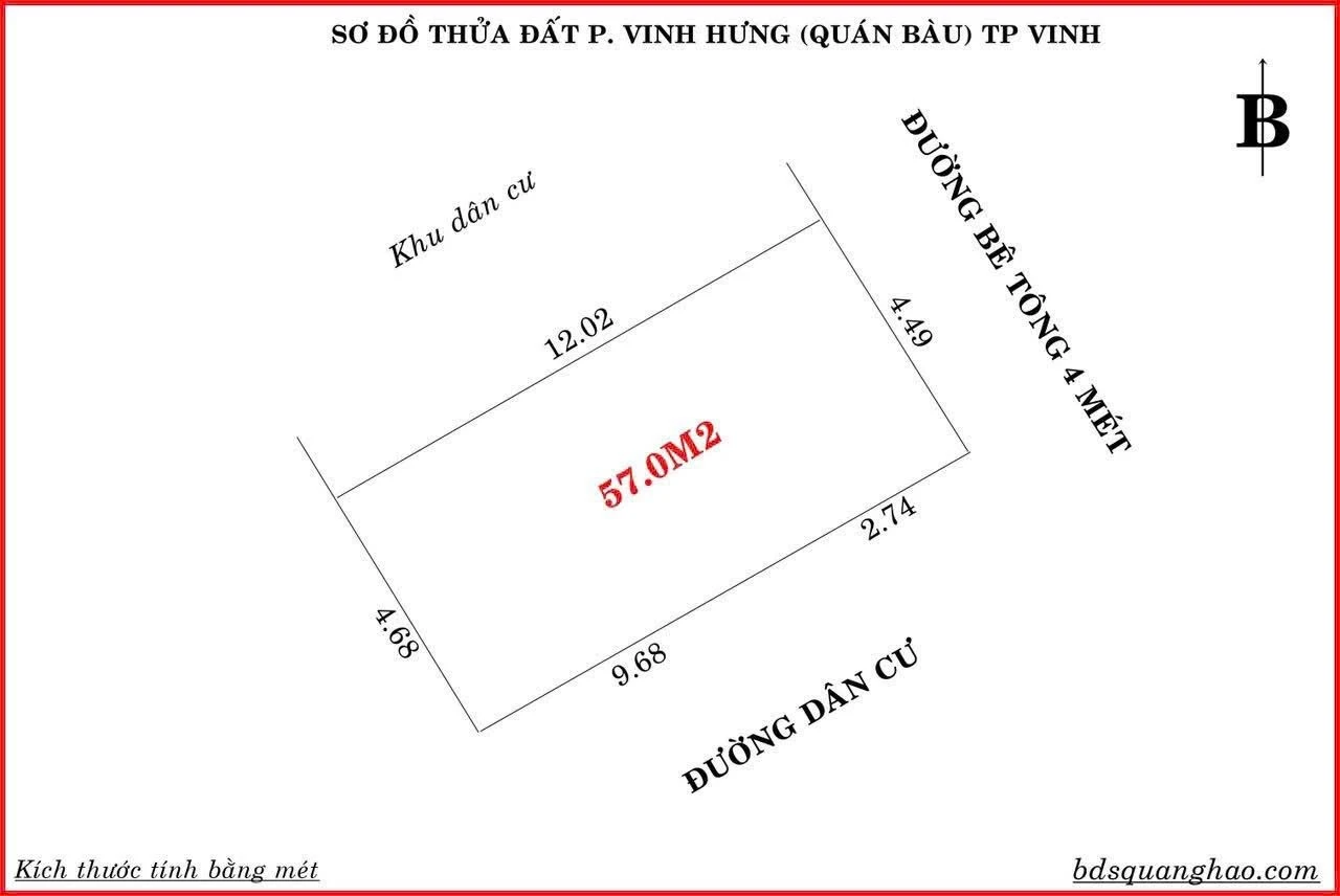 Bán lô đất góc 2 mặt tiền 57m2 Quán Bàu Quận 12 - Ảnh 1
