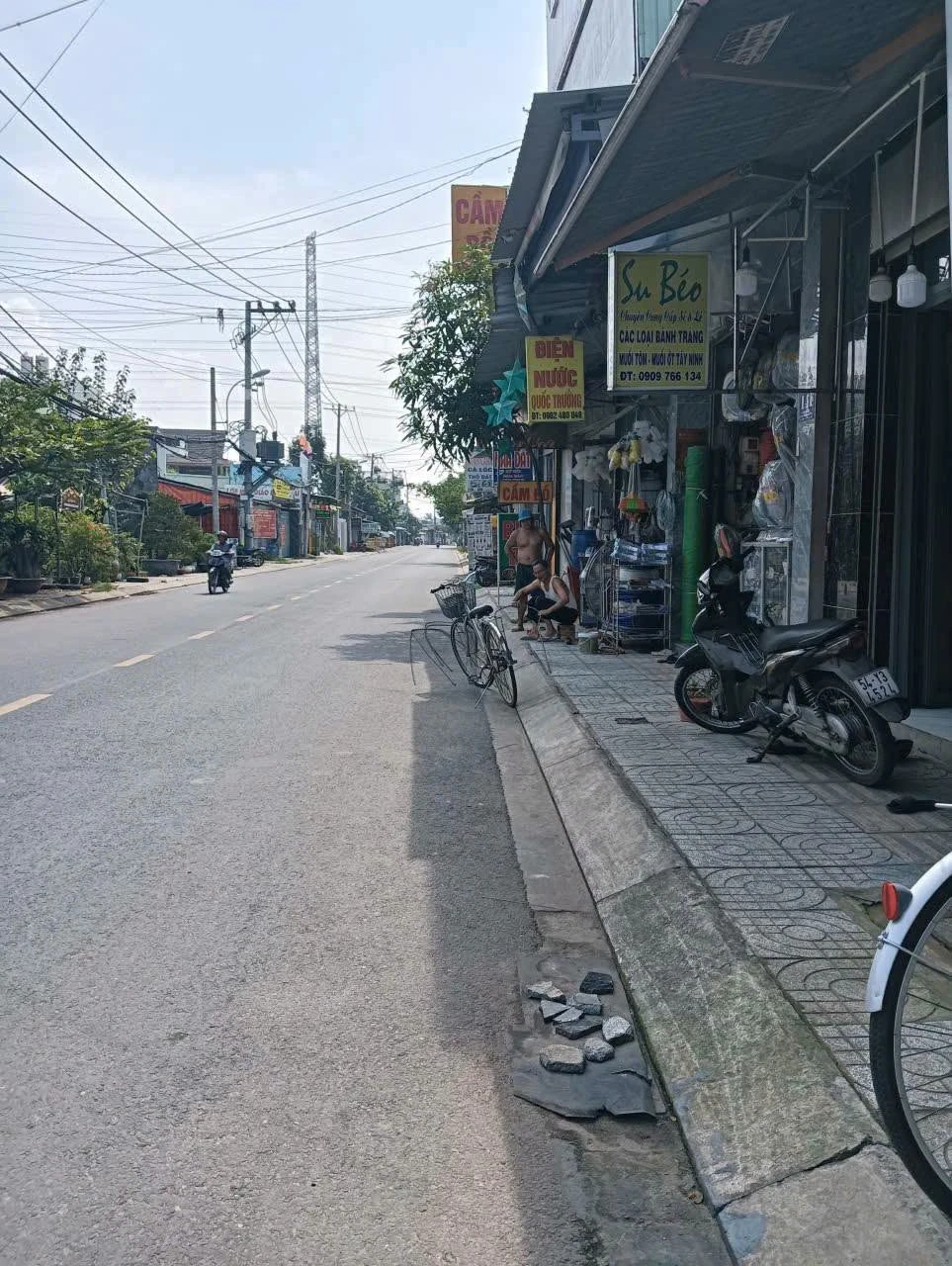 Cho thuê nhà mặt tiền đường Nguyễn Thị Thảnh thơi tứ hóc môn - Ảnh 1