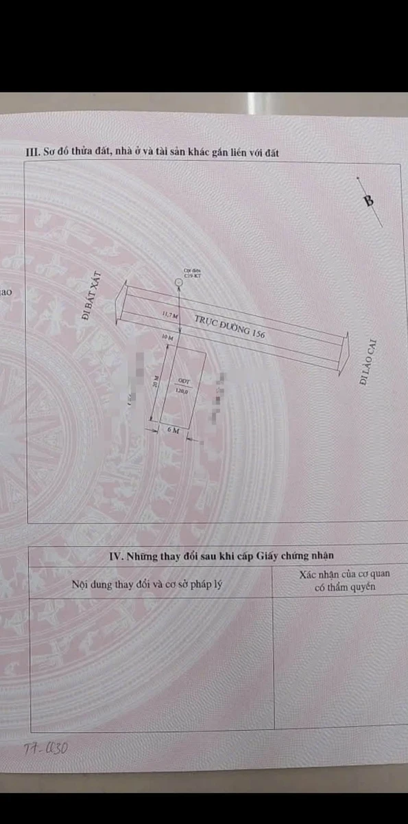 Bán đất nền 120m² Duyên Hải Bát Xát 1.7 tỷ - Ảnh thu nhỏ 3