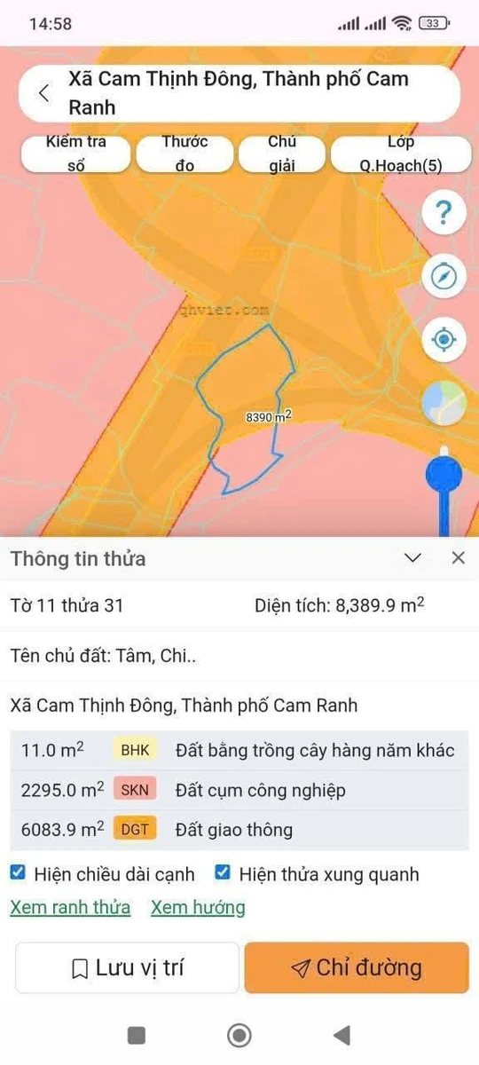 Bán đất Cam Thịnh Đông 2372m² giá 750 triệu - Ảnh thu nhỏ 4