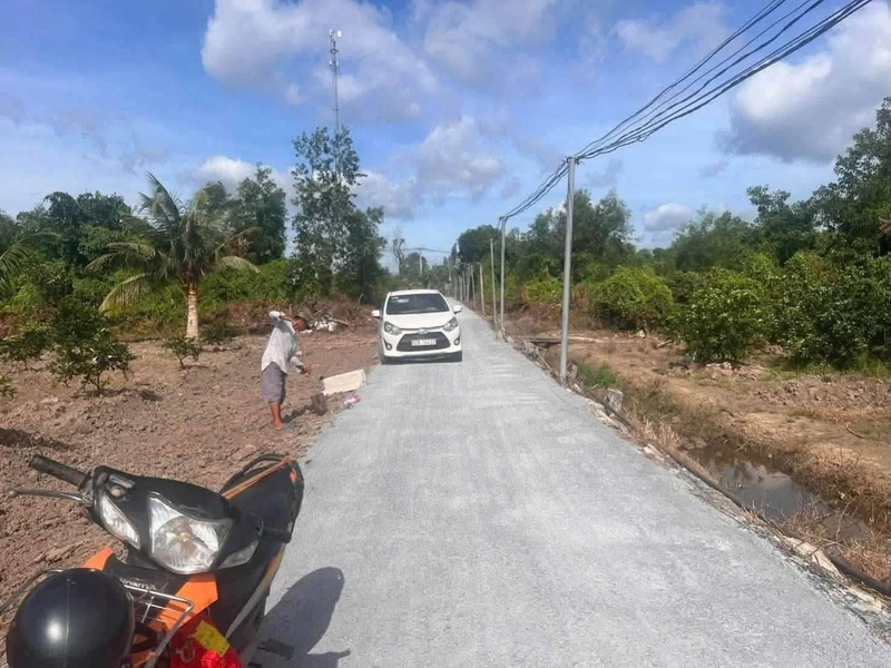 Bán đất thổ cư 500m2 gần ĐT816, sát sông Vàm Cỏ Đông, Long An giá 760 triệu