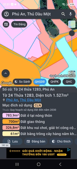 Bán đất mặt tiền sông 1.527m2 tại Phú An, Bình Dương - Ảnh thu nhỏ 5