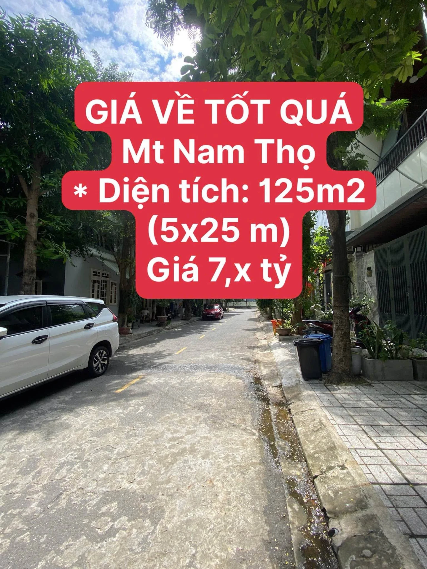 Bán đất mặt tiền Nam Thọ 125m² giá 7,5 tỷ, Đà Nẵng - Ảnh 1