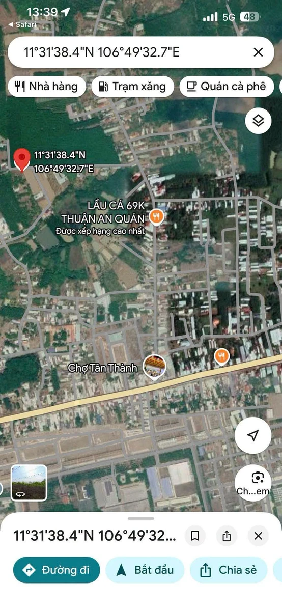 Bán đất gần chợ Tân Thành 50m², 1,1 tỷ - Ảnh thu nhỏ 4