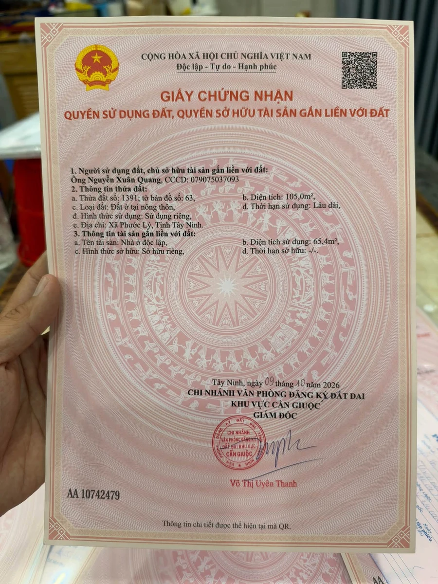 Nhà cấp 4 2 phòng ngủ, 105m² Cần Giờ, 1.55 tỷ - Ảnh 1
