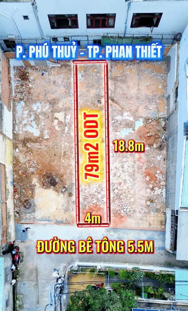 Bán cặp thổ cư 75m² mặt tiền Phan Thiết 2,5 tỷ - Ảnh 1