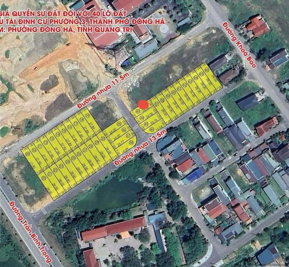 Bán nền đất 168m² KDT Tây Khoá Bảo, Quảng Trị 1.3 tỷ - Ảnh thu nhỏ 2