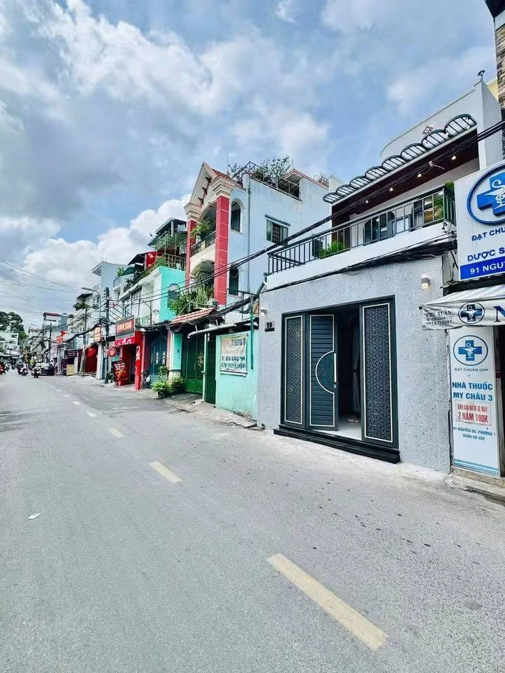 Bán nhà mặt tiền đường Nguyễn Du, Gò Vấp, 4,5x10m, 2 phòng ngủ, giá 7,45 tỷ - Ảnh thu nhỏ 2