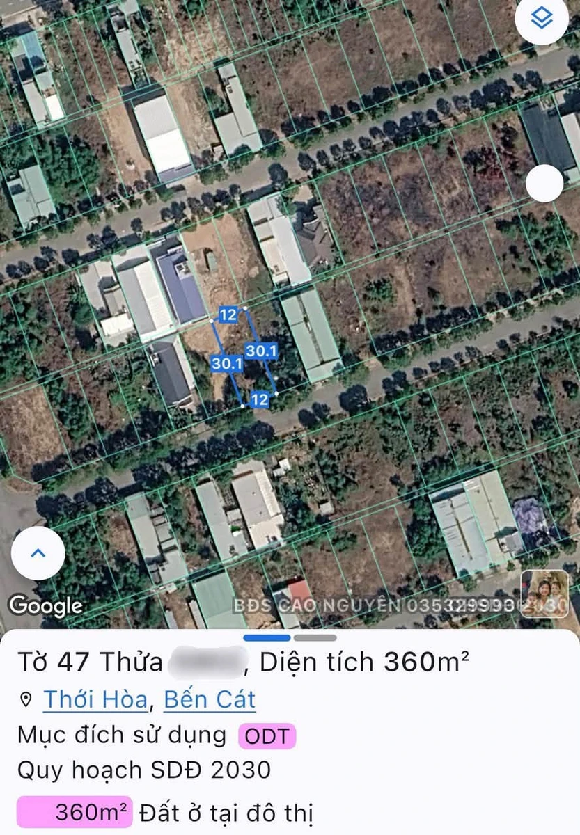 Bán lô đất thổ cư 12x30m mặt tiền đường nhựa 16m gần KCN Mỹ Phước 4, giá 2,9 tỷ - Ảnh thu nhỏ 4