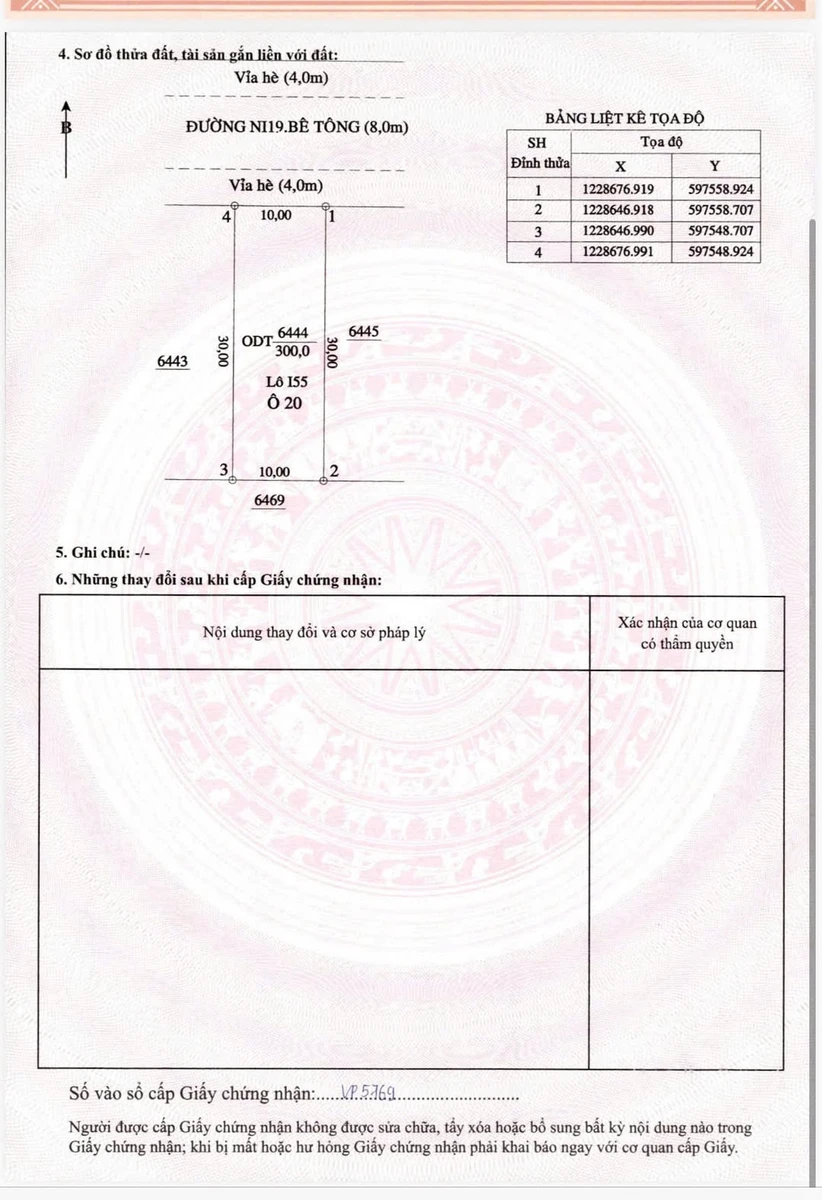 Bán lô đất 10x30m (300m²) full thổ cư 2 tỷ 750 tại Bình Dương - Ảnh 1
