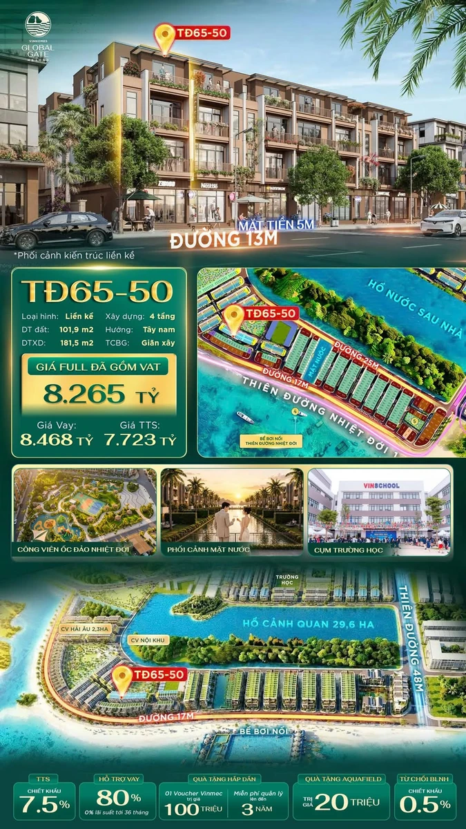 Bán nhà xẻ khe 101,9m2 Vinhomes Hạ Long 7,723 tỷ - Ảnh 1