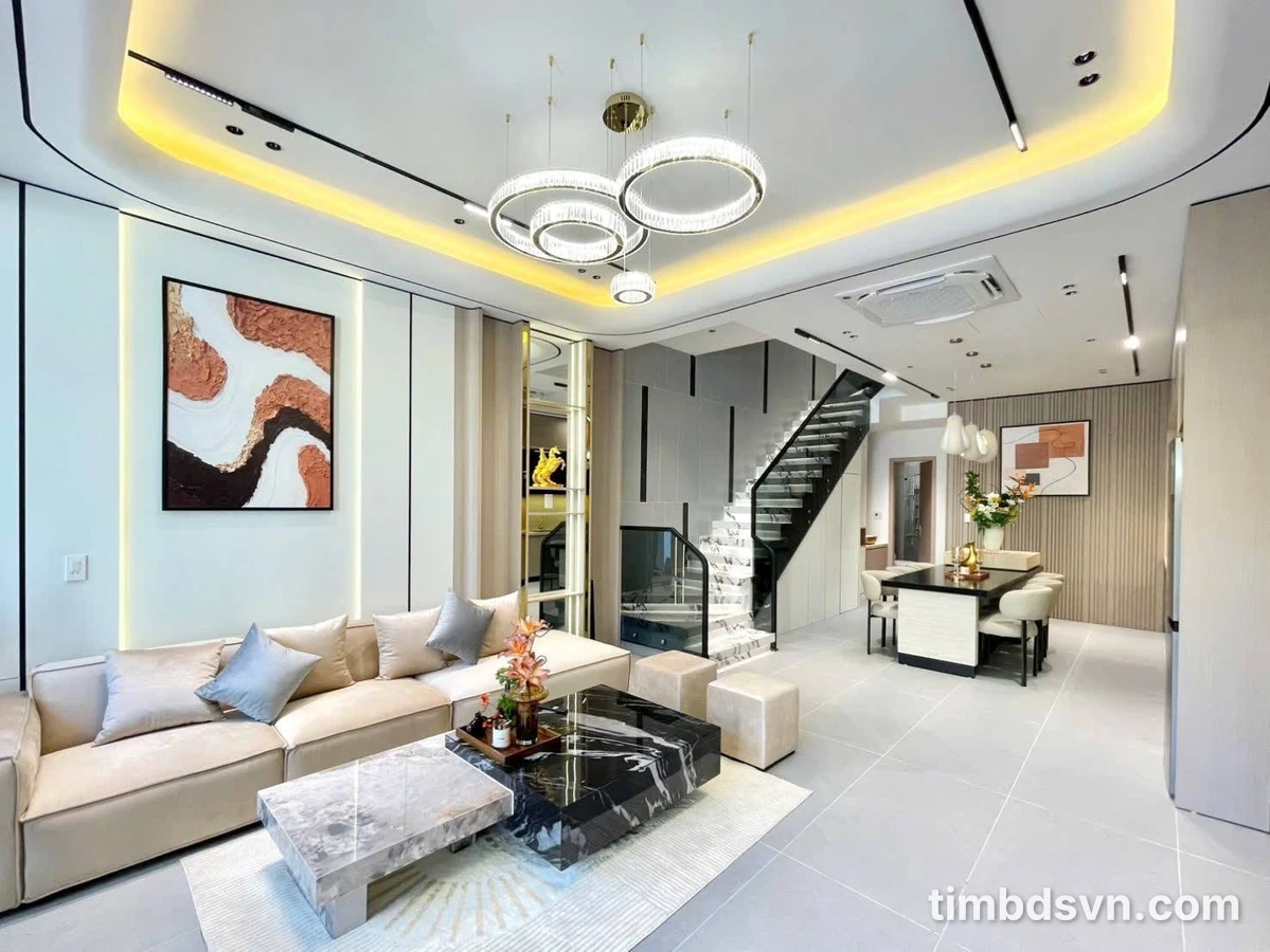 Bán nhà 3 tầng 100m² gần chợ Hòa Xuân, Đà Nẵng 7 tỷ - Ảnh thu nhỏ 5
