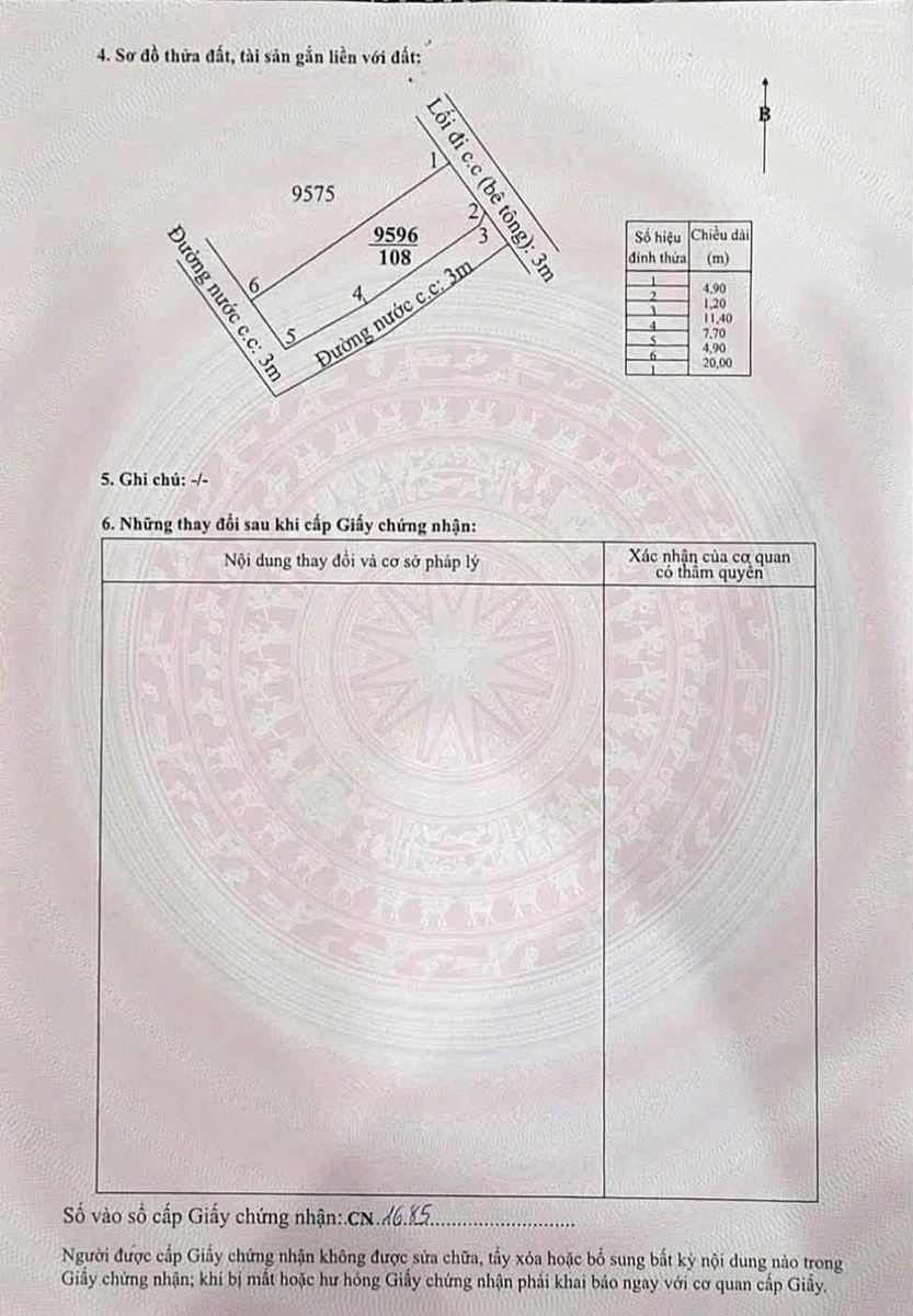 Bán đất thổ cư 108m² hẻm 12 Võ Ngọc Quận, Phường Long An, Tây Ninh giá 1,3 tỷ - Ảnh thu nhỏ 5