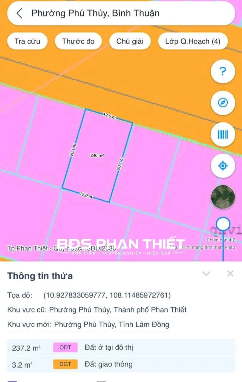 Bán đất ODT 240m² mặt tiền 30m Ocean Dunes - Ảnh 1