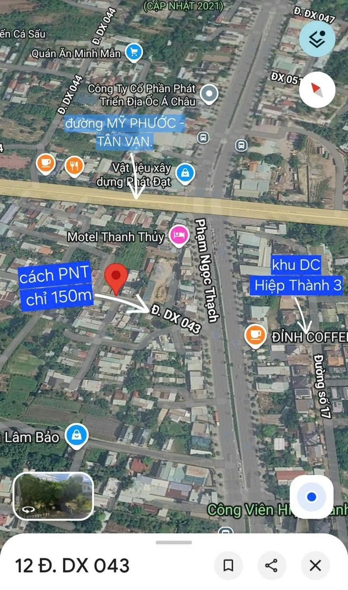 Bán đất nền 84m² Phú Mỹ Thủ Dầu Một 2,89 tỷ - Ảnh 1
