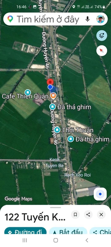 Bán nền 660m2 đường Hiệp Thanh, Vĩnh Thạnh, Cần Thơ