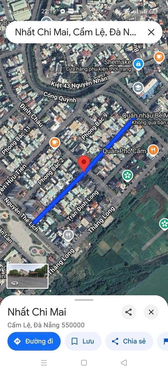 Bán đất 100m² đường Nhất Chi Mai Cẩm Lệ - Ảnh 1