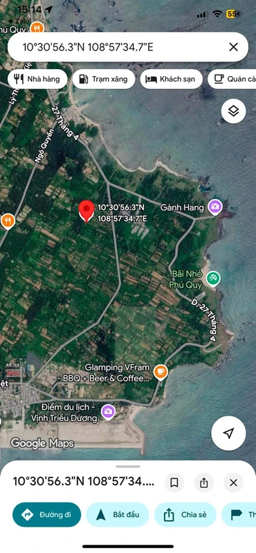 Bán đất nông nghiệp 1047m² giá 600 triệu tại Phú Quý
