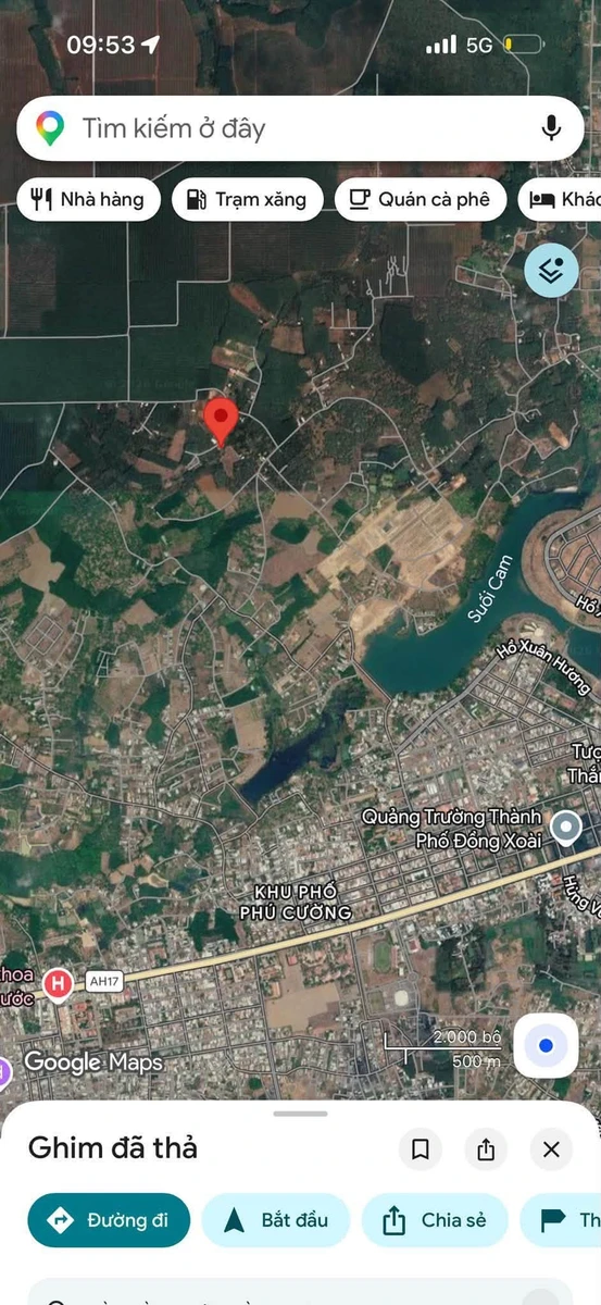 Bán lô đất Suối Cam 550m2, 450 triệu, Bình Phước - Ảnh thu nhỏ 2