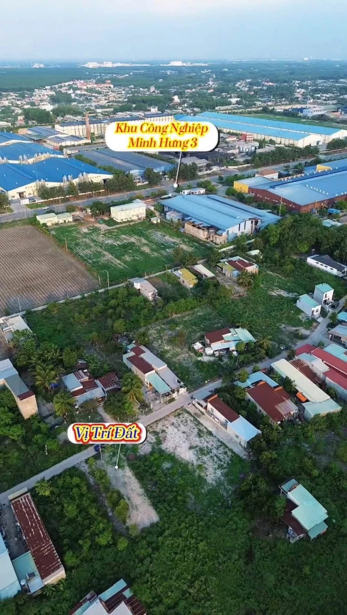 Bán 3 lô liền kề đất Minh Hưng 145m2 giá 599 triệu - Ảnh thu nhỏ 2