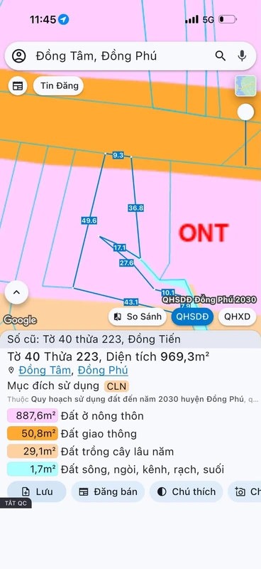 Bán lô đất 200m² Đồng Tiến Bình Phước 470 triệu