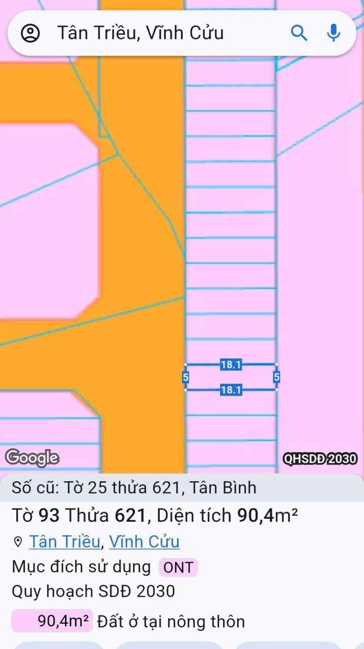 Bán đất 90m2 hướng tây khu Lavender Tân Triều, Đồng Nai - Ảnh 1