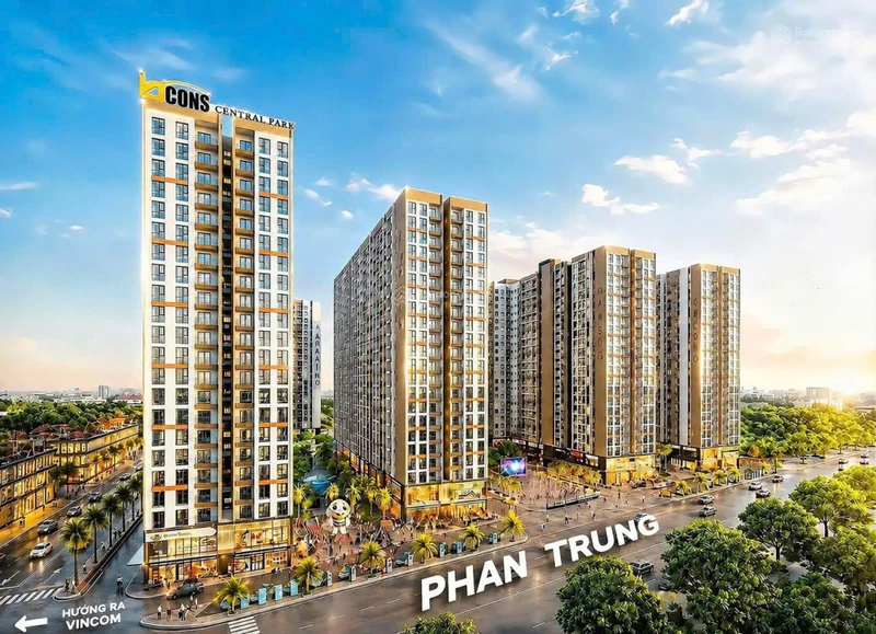 Chủ đầu tư Bcons Central Park 1PN+1 - 1WC = 2,150 tỷ, thanh toán 10% = 220tr nhận nhà. 0% lãi suất