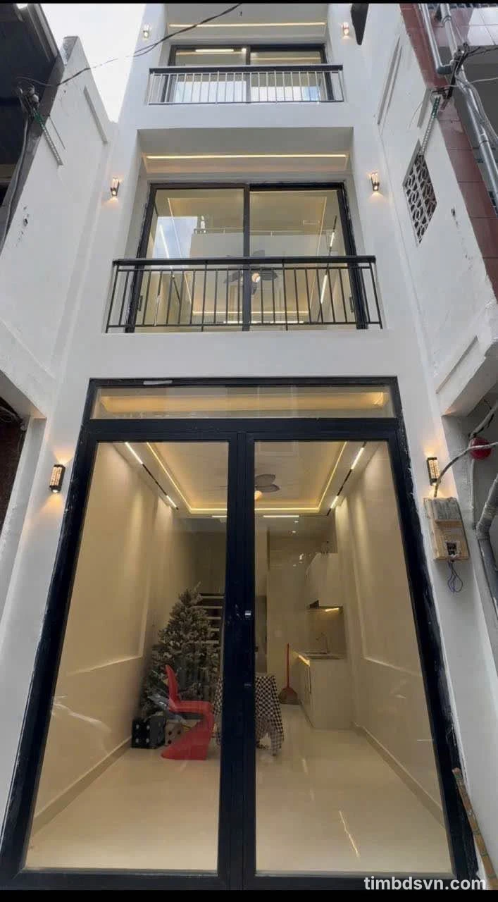Bán nhà 4 tầng 22m² Quận 4, 5,8 tỷ - Ảnh 1