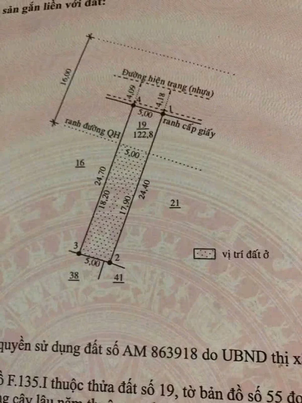 Bán đất Yên Thế Bảo Lộc 120m² 1 tỷ 790