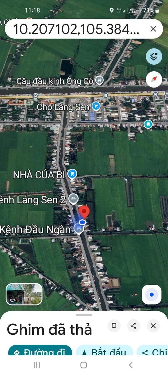 Bán nền 150m2 Láng Sen, Vĩnh Thạnh, Cần Thơ 800 triệu - Ảnh 1