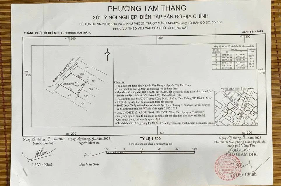 Bán lô đất 95m2 đường Trương Công Định, Vũng Tàu - Ảnh thu nhỏ 3