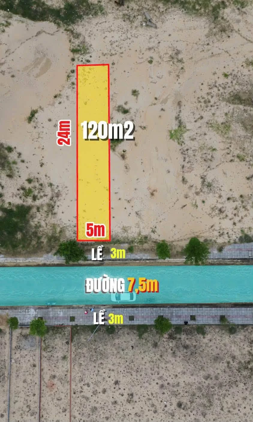 Bán đất 120m2 KĐT Sea View, Điện Bàn Đông, Đà Nẵng giá 2,59 tỷ - Ảnh 1