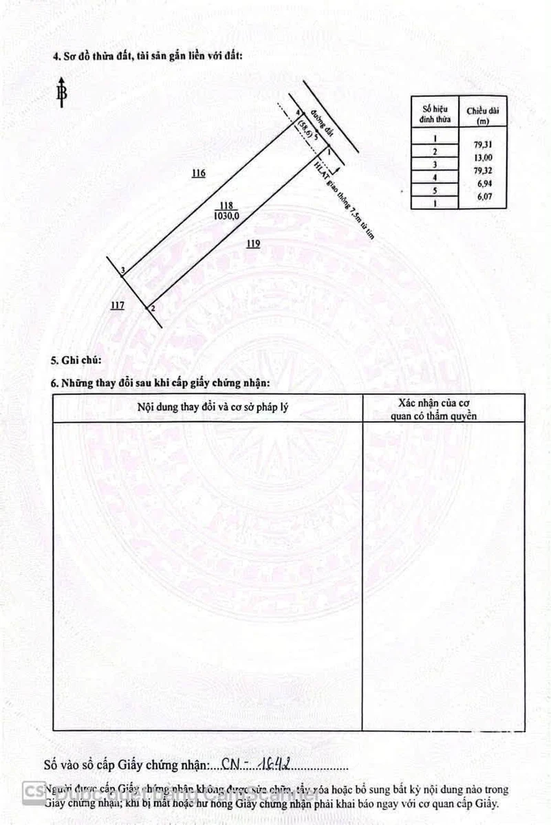 Bán đất nền 1.000m² Hớn Quản, Nhà Bè giá 100 triệu - Ảnh thu nhỏ 4