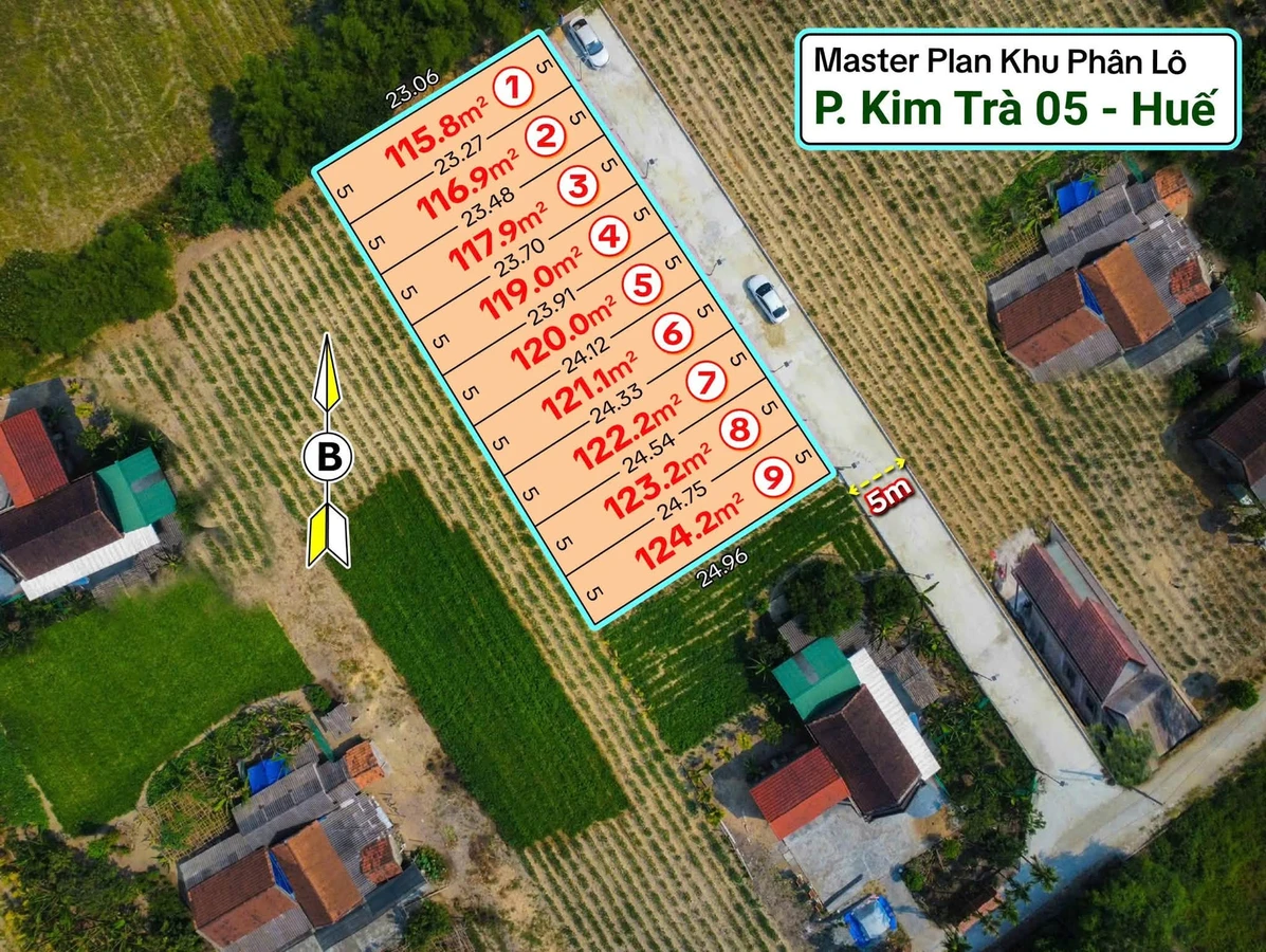 Đất bán Kim Trà gần Huế 120m² chỉ 470 triệu - Ảnh thu nhỏ 2