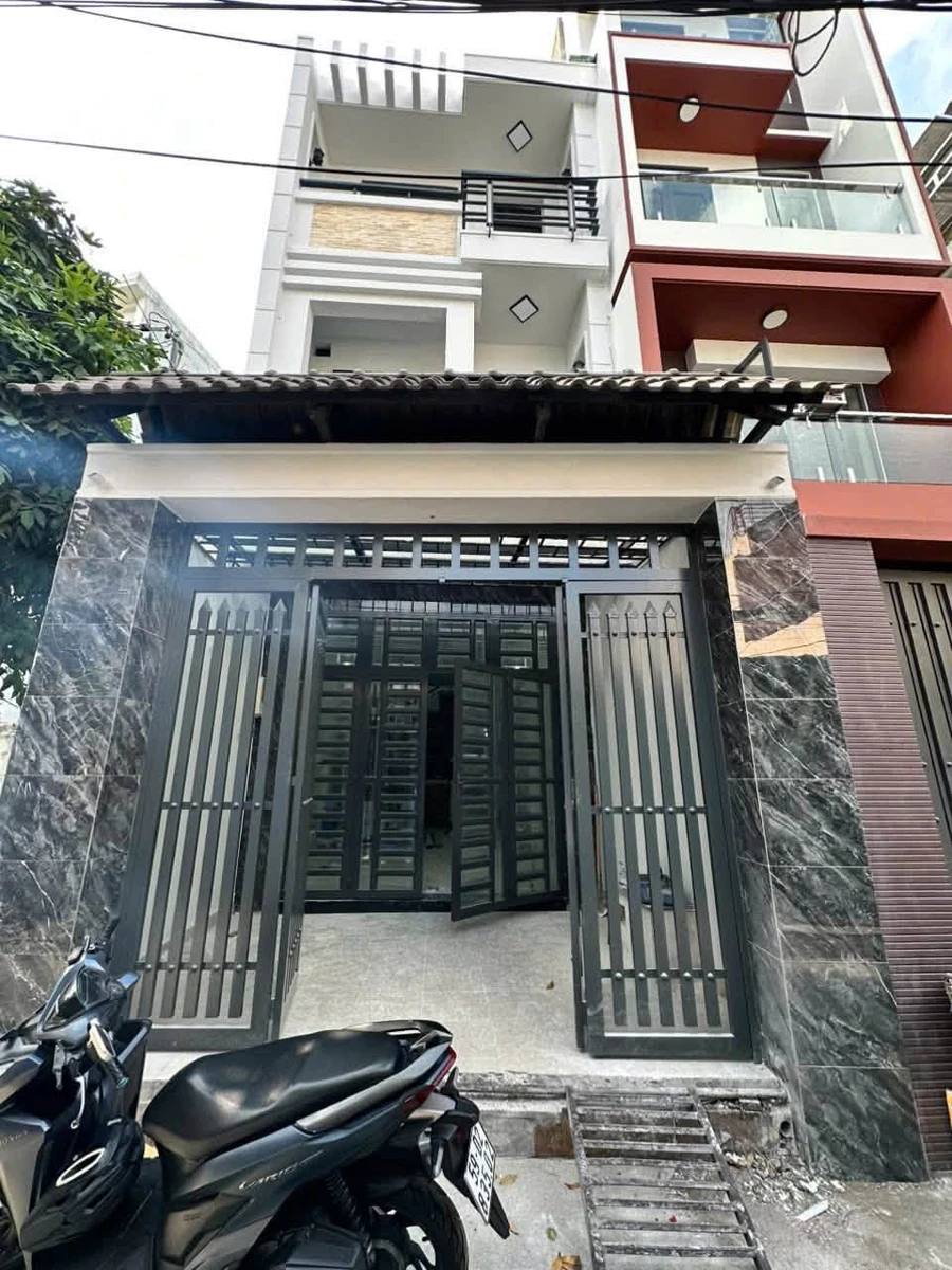 Bán nhà hẻm xe hơi 4 tầng 76,7m2 đường Bình Long, Tân Quý, Tân Phú giá 6,75 tỷ - Ảnh 1
