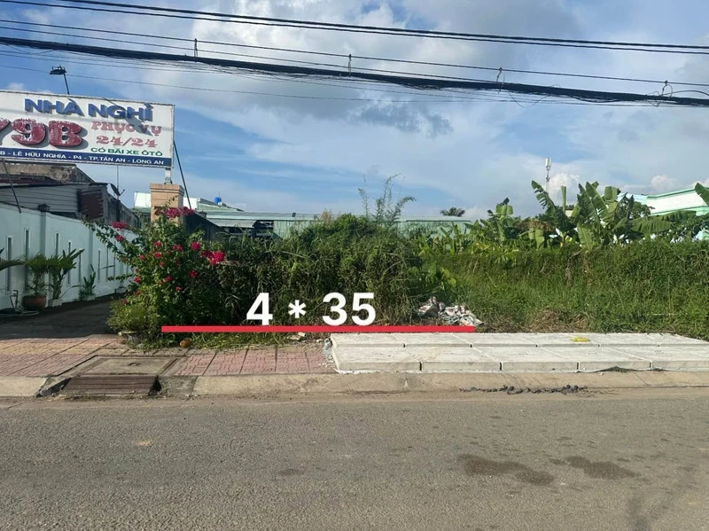 Bán đất mặt tiền Lê Hữu Nghĩa 140m² Tân An Tây Ninh