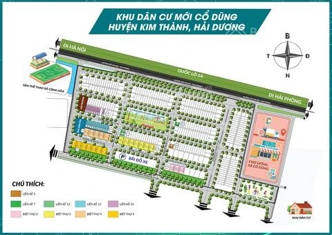 Chính chủ bán biệt thự KĐT mới Cổ Dũng 216m2 - Sổ đỏ trao tay - Tặng sân vườn 200m2 - 27tr/m2