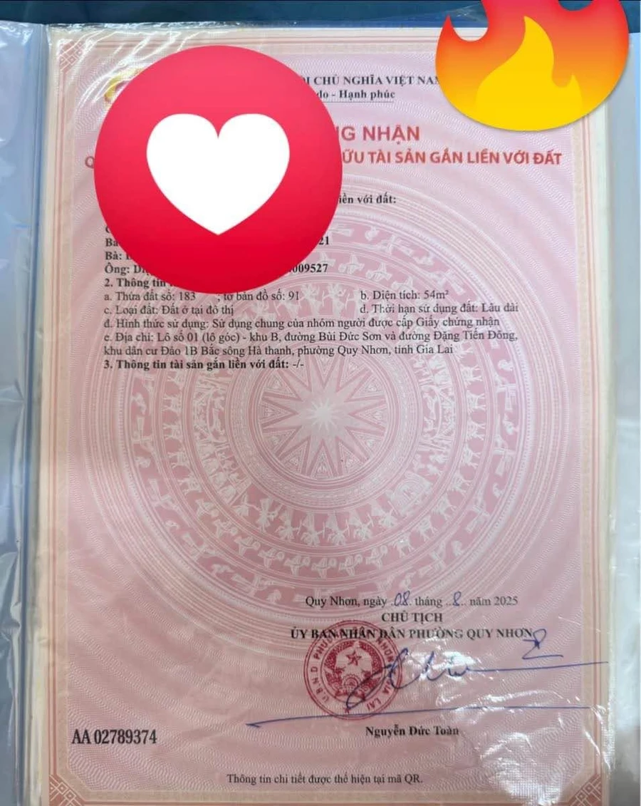 Bán lô góc 54m2 gần Lê Thanh Nghị, Quy Nhơn, 3,25 tỷ - Ảnh 1
