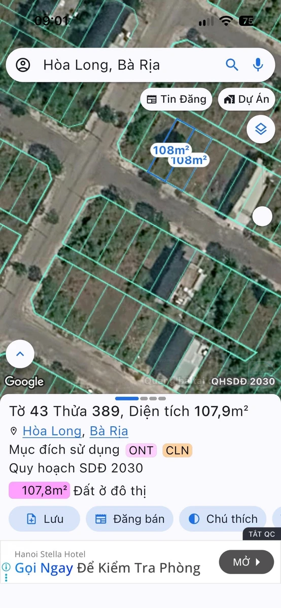 Bán đất Gò Cát Bà Rịa 108m² 2,25 tỷ - Ảnh thu nhỏ 2
