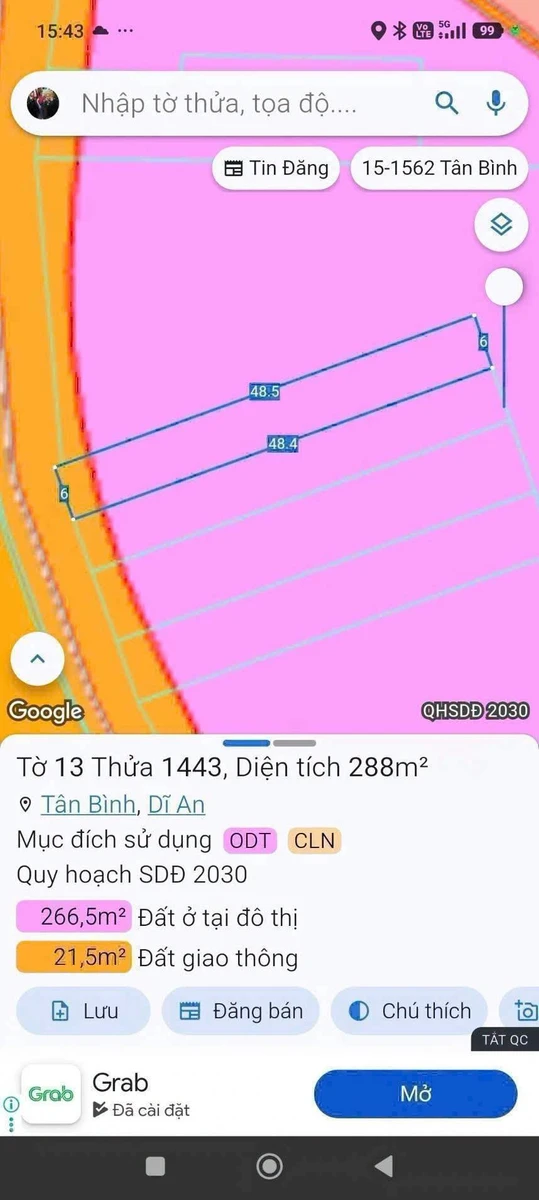 Bán đất mặt tiền Trần Quang Diệu 288m² Thủ Đức 8,5 tỷ - Ảnh thu nhỏ 2