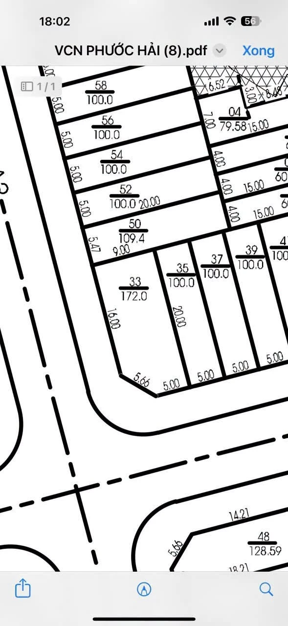Bán lô góc 2 mặt tiền 172m2 Bùi Thiện Ngộ, Nha Trang - Ảnh 1