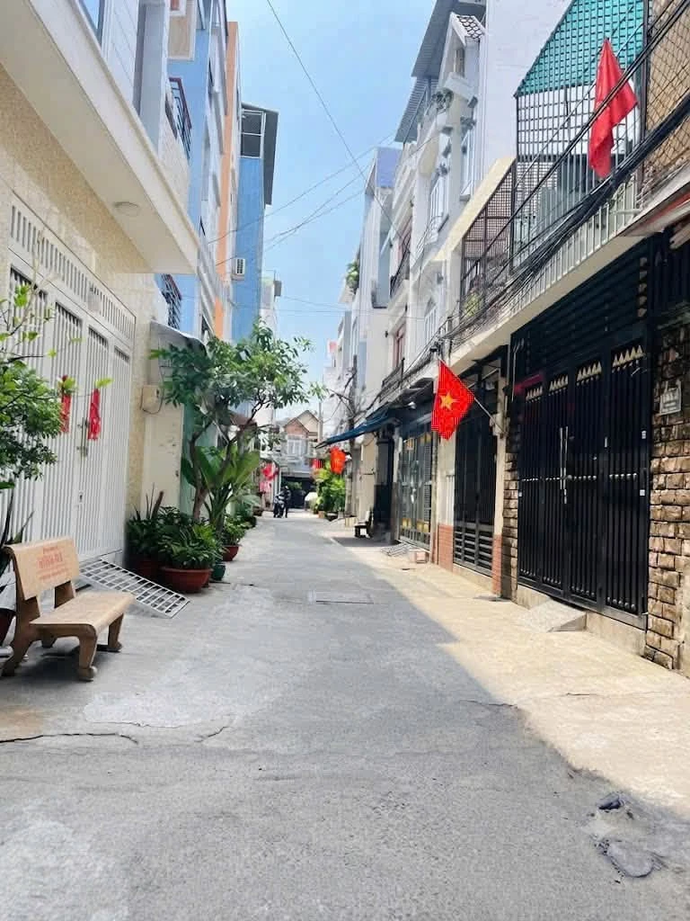 Bán nhà 4 tầng hẻm xe hơi Vườn Lài, 52m², 6.6 tỷ - Ảnh 1