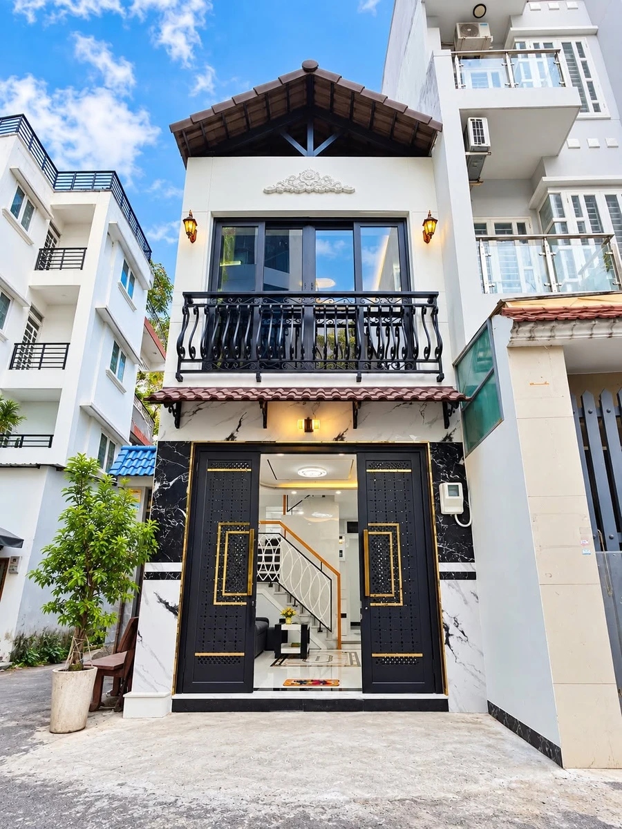 Bán nhà góc 2 mặt tiền 40m2, 2 tầng 3PN, ô tô đậu nhà, Phan Văn Trị, Gò Vấp - Ảnh thu nhỏ 2