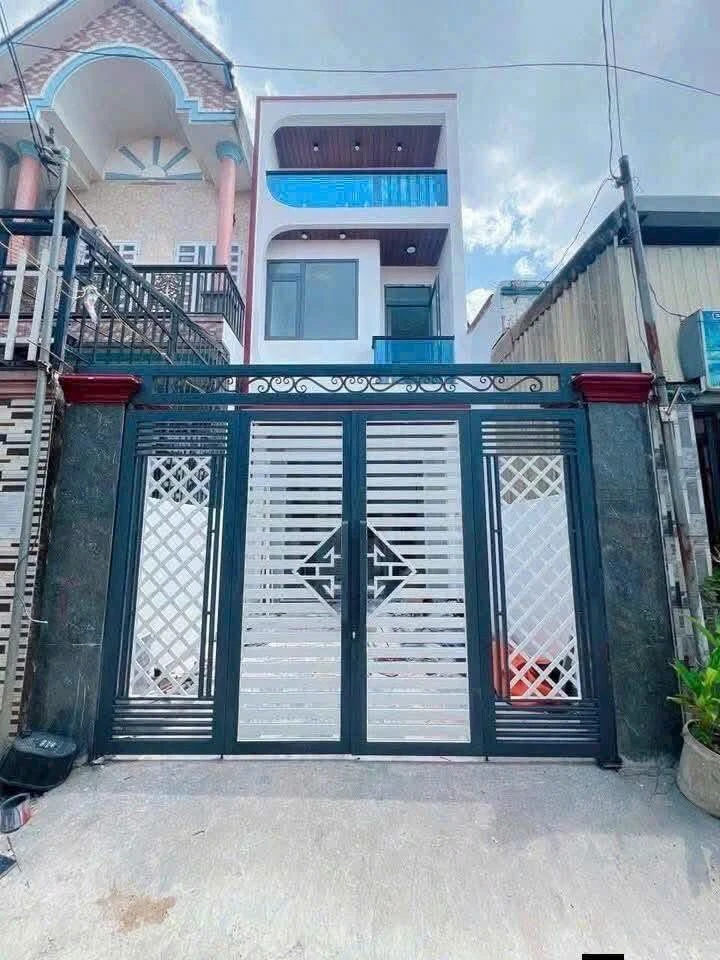 Bán nhà 1 trệt 1 lầu 77m² Đông Hòa, sổ hoàn công - Ảnh 1