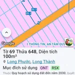 Bán đất thổ cư Long Phước, Long Thành 5x20m, 1 tỷ 3 - Ảnh thu nhỏ 4