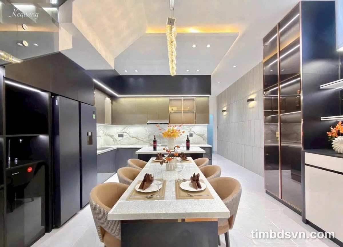 Nhà 3 tầng mới xây 240m2, 4PN, 6 tỷ 680, Hồng Loan - Ảnh thu nhỏ 4