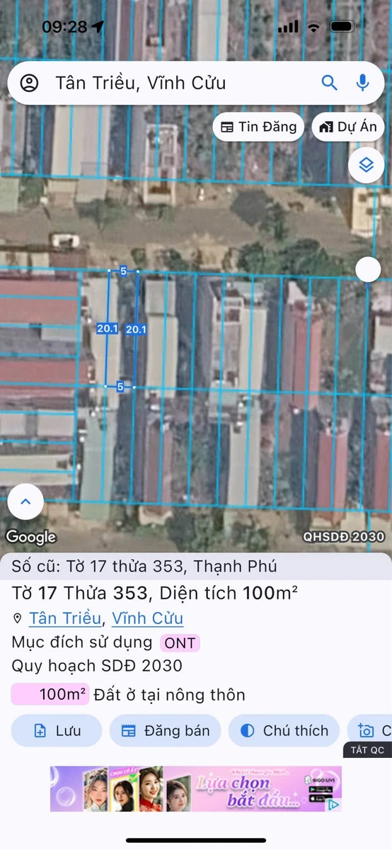Bán lô đất thổ cư Miền Đông 100m² giá 1 tỷ 8 - Ảnh thu nhỏ 5