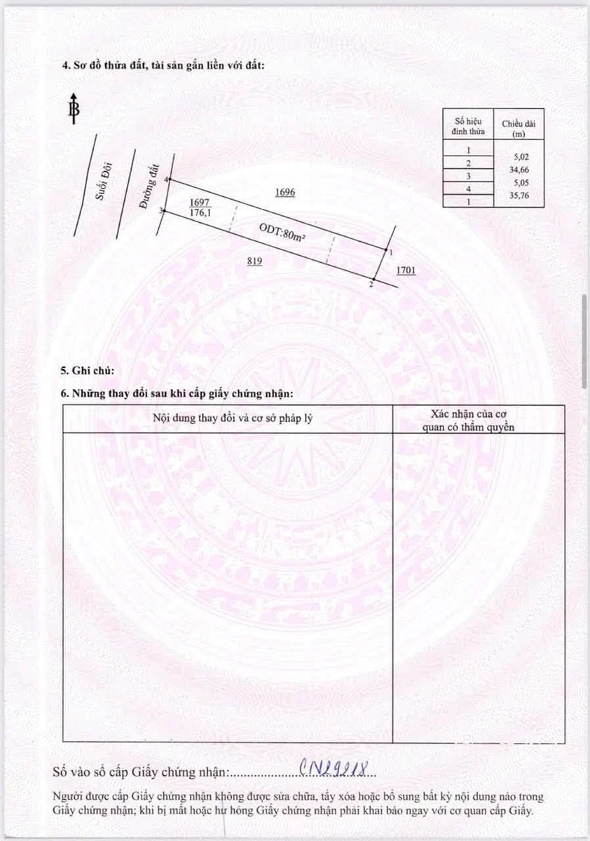 Bán lô đất mặt tiền Suối Đôi 170m², 6 tỷ, Cần Giờ - Ảnh thu nhỏ 2