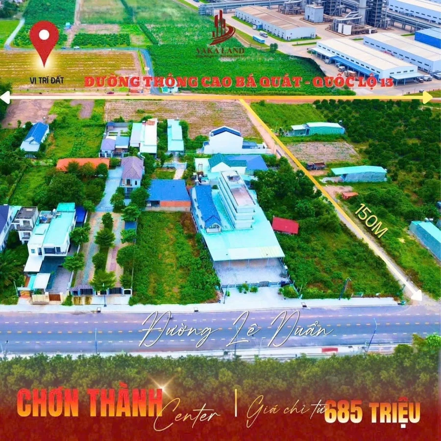 Bán đất thổ cư 223,9m² mặt tiền đường thông, giá 725 triệu tại Chơn Thành - Ảnh thu nhỏ 5