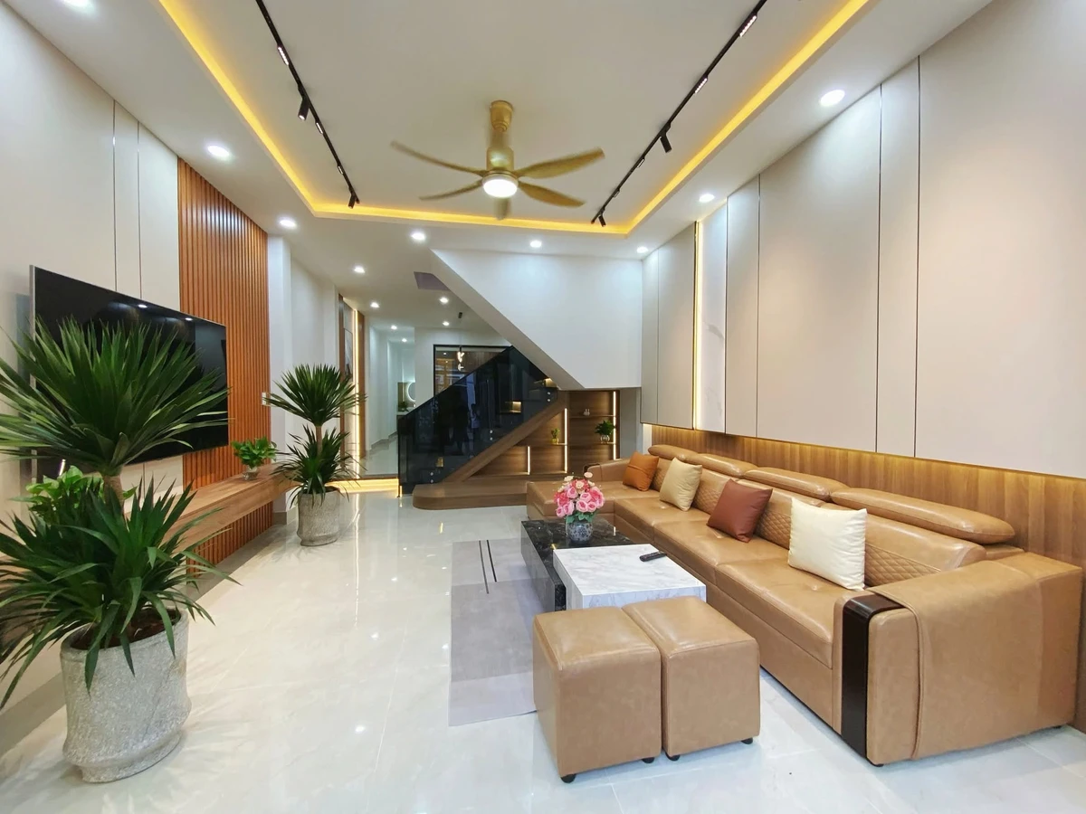 Nhà bán Bình Chánh 100m² full nội thất, sổ hồng - Ảnh thu nhỏ 4